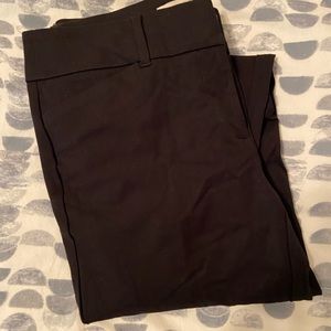 Loft Black Curvy Skinny Ankle Pants